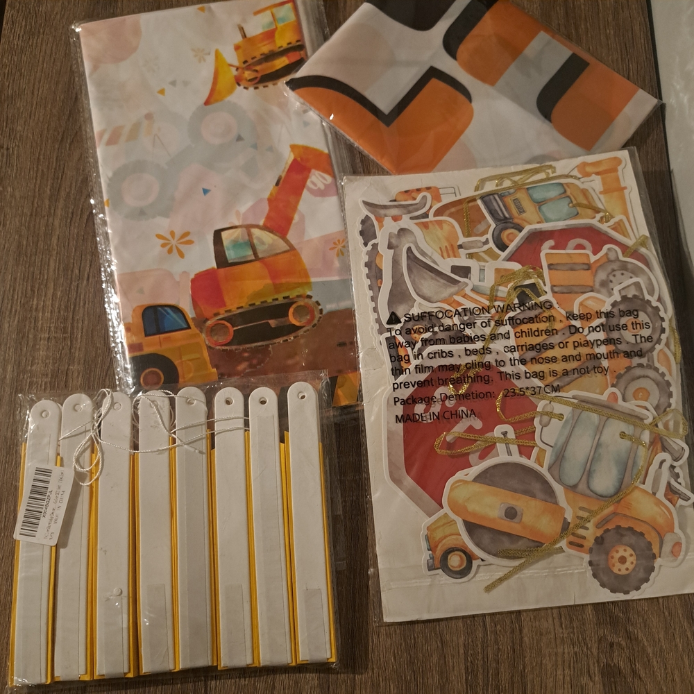 Construction Truck Party Set